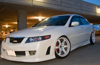 Бампер передний Mugen Style Acura TSX CL9 седан (2003-2008)