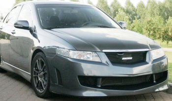 8 399 р. Бампер передний Mugen Style Acura TSX CL9 седан (2003-2008) (Неокрашенный)  с доставкой в г. Владивосток. Увеличить фотографию 2