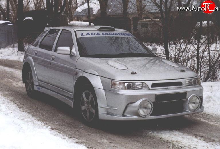 1 949 р. Жабры на капот WRC Evolution Toyota Corolla E120 седан рестайлинг (2004-2007) (Неокрашенные)  с доставкой в г. Владивосток