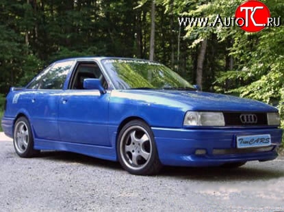 5 099 р. Пороги накладки RS Audi 80 B3 седан (1986-1991) (Неокрашенные)  с доставкой в г. Владивосток