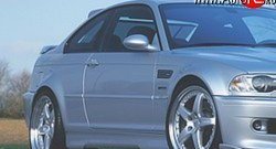 Пороги накладки CarZone BMW 3 серия E46 седан дорестайлинг (1998-2001)