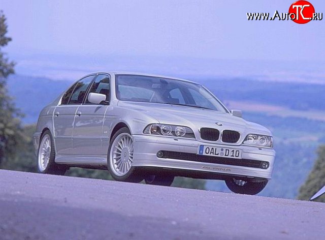 4 399 р. Накладка Alpine на передний бампер BMW 5 серия E39 седан рестайлинг (2000-2003)  с доставкой в г. Владивосток