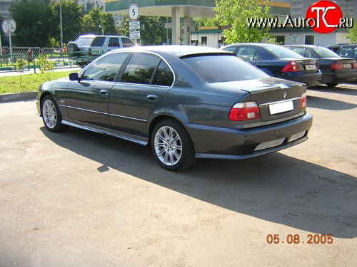 5 349 р. Задний бампер Concept BMW 5 серия E39 седан рестайлинг (2000-2003) (Неокрашенный)  с доставкой в г. Владивосток