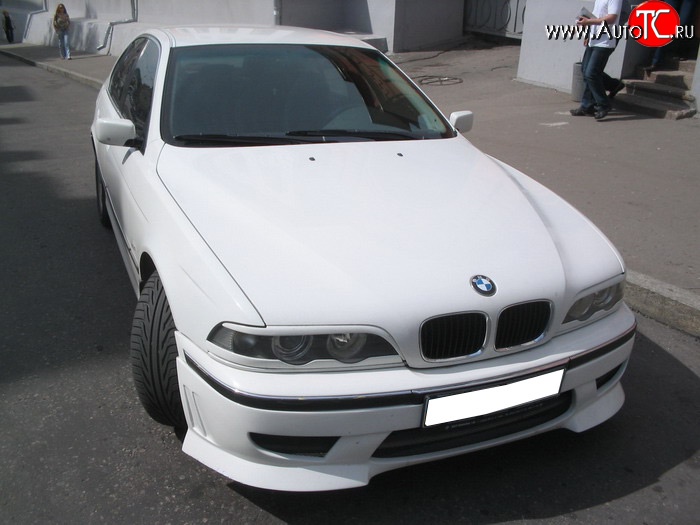 5 199 р. Юбка переднего бампера Devil Style BMW 5 серия E39 седан дорестайлинг (1995-2000)  с доставкой в г. Владивосток