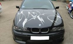 5 199 р. Юбка переднего бампера Devil Style BMW 5 серия E39 седан дорестайлинг (1995-2000)  с доставкой в г. Владивосток. Увеличить фотографию 4