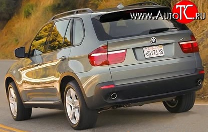 5 949 р. Задний бампер Standart BMW X5 E70 дорестайлинг (2006-2010) (Неокрашенный)  с доставкой в г. Владивосток