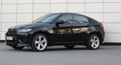 4 749 р. Накладки Global-Tuning на передний бампер автомобиля  BMW X6  E71 (2008-2014) дорестайлинг, рестайлинг (Неокрашенная)  с доставкой в г. Владивосток. Увеличить фотографию 10