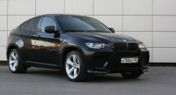 4 749 р. Накладки Global-Tuning на передний бампер автомобиля  BMW X6  E71 (2008-2014) дорестайлинг, рестайлинг (Неокрашенная)  с доставкой в г. Владивосток. Увеличить фотографию 2