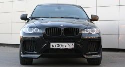 4 749 р. Накладки Global-Tuning на передний бампер автомобиля  BMW X6  E71 (2008-2014) дорестайлинг, рестайлинг (Неокрашенная)  с доставкой в г. Владивосток. Увеличить фотографию 3