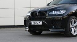 4 749 р. Накладки Global-Tuning на передний бампер автомобиля  BMW X6  E71 (2008-2014) дорестайлинг, рестайлинг (Неокрашенная)  с доставкой в г. Владивосток. Увеличить фотографию 9