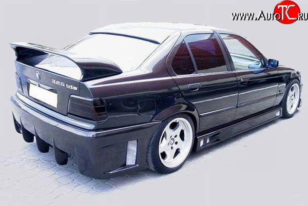 4 499 р. Пороги накладки CarZone-CONCEPT BMW 3 серия E36 седан (1990-2000)  с доставкой в г. Владивосток