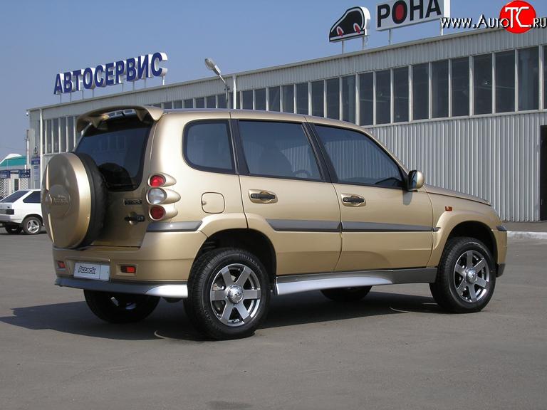 2 749 р. Арки на крылья Атака  Chevrolet Niva  2123 (2002-2008), Лада 2123 (Нива Шевроле) (2002-2008) (Неокрашенные)  с доставкой в г. Владивосток