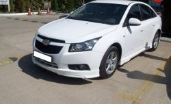 3 899 р. Пороги накладки Sport Style Chevrolet Cruze J305 хэтчбек рестайлинг (2012-2015) (Неокрашенные)  с доставкой в г. Владивосток. Увеличить фотографию 3