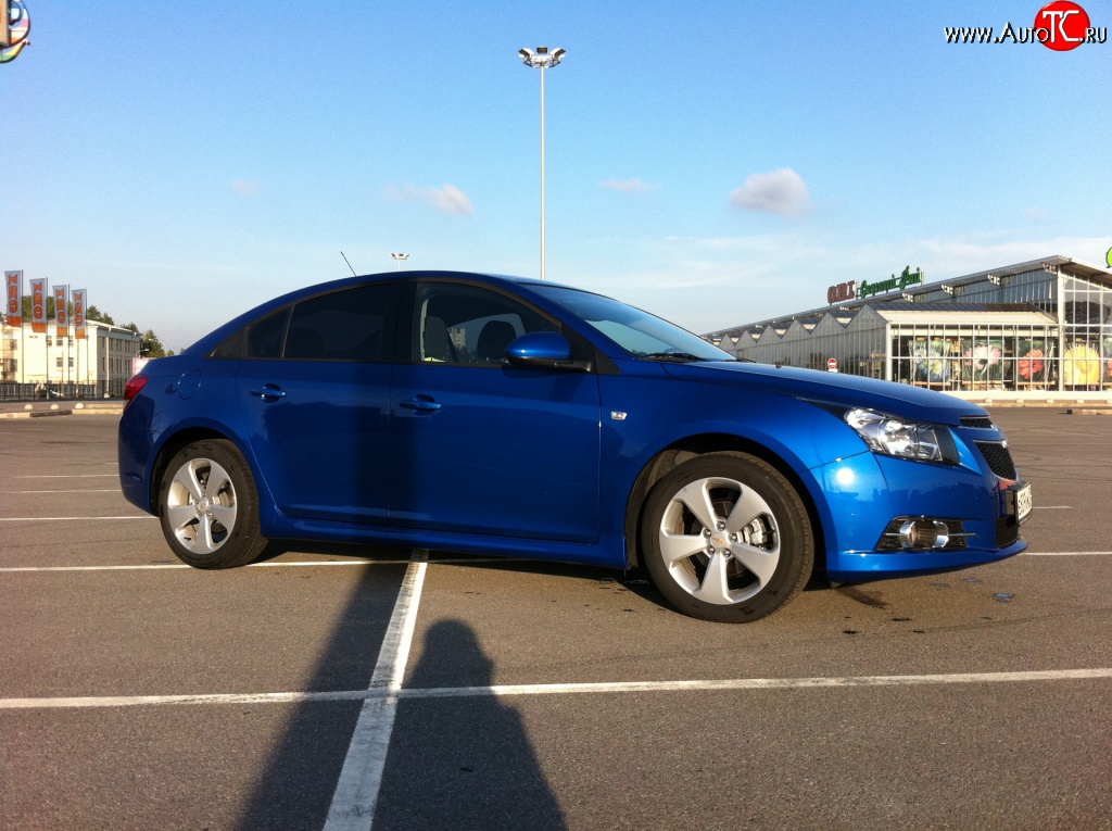 4 199 р. Пороги накладки Z-Line Chevrolet Cruze J305 хэтчбек рестайлинг (2012-2015) (Неокрашенные)  с доставкой в г. Владивосток