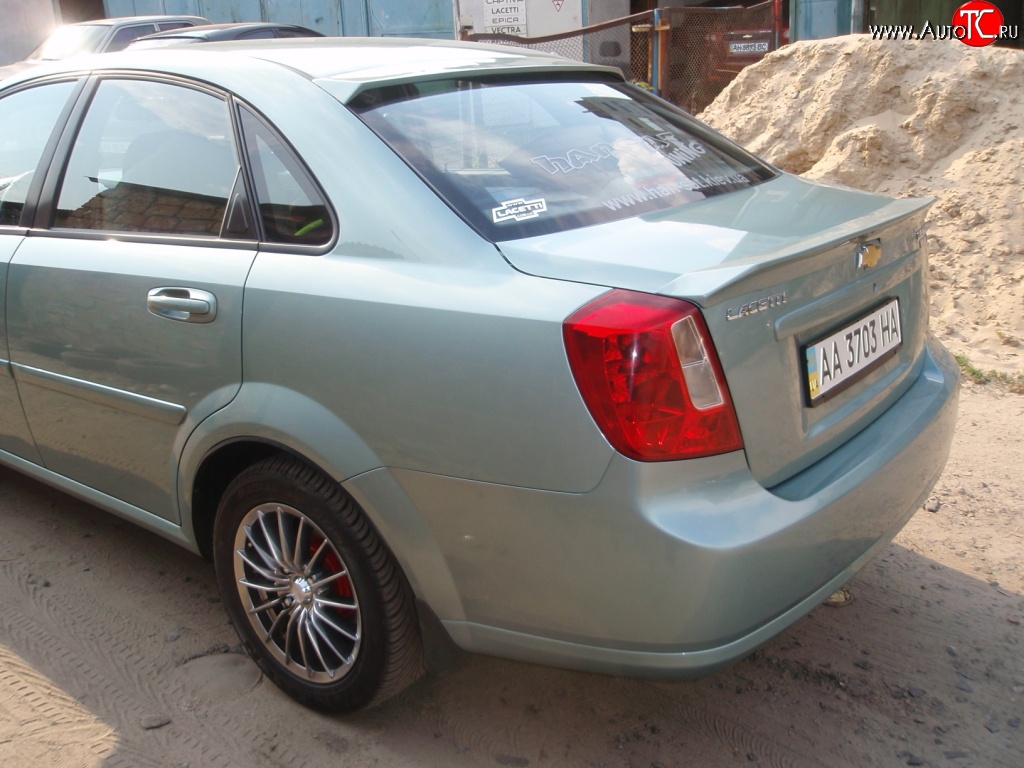 2 699 р. Спойлер CTS Chevrolet Lacetti седан (2002-2013) (Неокрашенный)  с доставкой в г. Владивосток