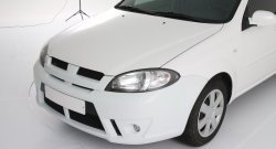 5 599 р. Передний бампер Style Chevrolet Lacetti хэтчбек (2002-2013) (Неокрашенный)  с доставкой в г. Владивосток. Увеличить фотографию 2