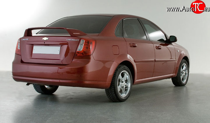 3 399 р. Спойлер Style на Chevrolet Lacetti седан (2002-2013) (Неокрашенный)  с доставкой в г. Владивосток