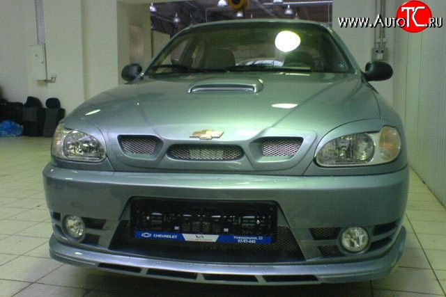 549 р. Реснички ATL Daewoo Lanos T100 дорестайлинг, седан (1997-2002) (Неокрашенные)  с доставкой в г. Владивосток