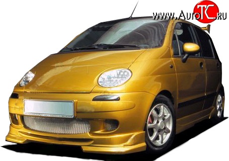 3 999 р. Накладка переднего бампера Sport-Line Daewoo Matiz M100 дорестайлинг (1998-2000)  с доставкой в г. Владивосток