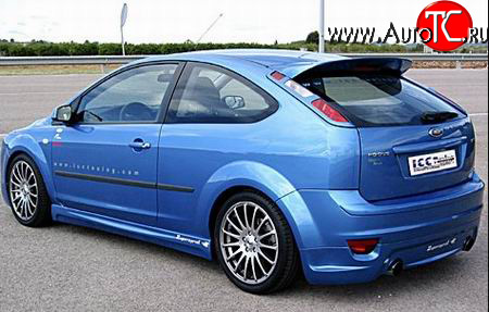 3 249 р. Спойлер ICC Ford Focus 2 хэтчбэк 3 дв. дорестайлинг (2004-2007)  с доставкой в г. Владивосток