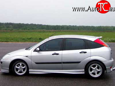 3 699 р. Пороги накладки Sport V1 Ford Focus 1 седан дорестайлинг (1998-2002)  с доставкой в г. Владивосток