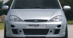 8 899 р. Передний бампер Rieger Ford Focus 1 седан дорестайлинг (1998-2002)  с доставкой в г. Владивосток. Увеличить фотографию 2