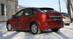 Накладка заднего бампера AutoTC Ford Focus 2 хэтчбэк 3 дв. рестайлинг (2007-2011)