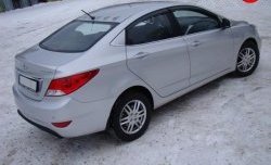 1 799 р. Плавники на крышу Sport Hyundai Solaris RBr седан рестайлинг (2014-2017) (Неокрашенный)  с доставкой в г. Владивосток. Увеличить фотографию 4