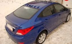 1 799 р. Плавники на крышу Sport Hyundai Solaris RBr седан рестайлинг (2014-2017) (Неокрашенный)  с доставкой в г. Владивосток. Увеличить фотографию 5