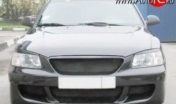 4 699 р. Передний бампер ATH-classic Hyundai Accent седан ТагАЗ (2001-2012) (Неокрашенный)  с доставкой в г. Владивосток. Увеличить фотографию 3