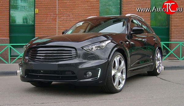 1 599 р. Реснички Galart  INFINITI FX50  S51 (2008-2014) дорестайлинг, рестайлинг (Неокрашенные)  с доставкой в г. Владивосток