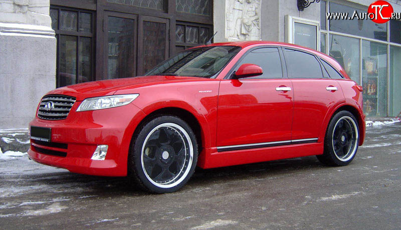 21 099 р. Передние крылья AERO INFINITI FX35 S50 дорестайлинг (2002-2005) (Неокрашенные)  с доставкой в г. Владивосток