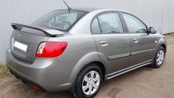 5 999 р. Пороги накладки GT Dynamics KIA Rio 2 JB дорестайлинг седан (2005-2009) (Неокрашенные)  с доставкой в г. Владивосток. Увеличить фотографию 3