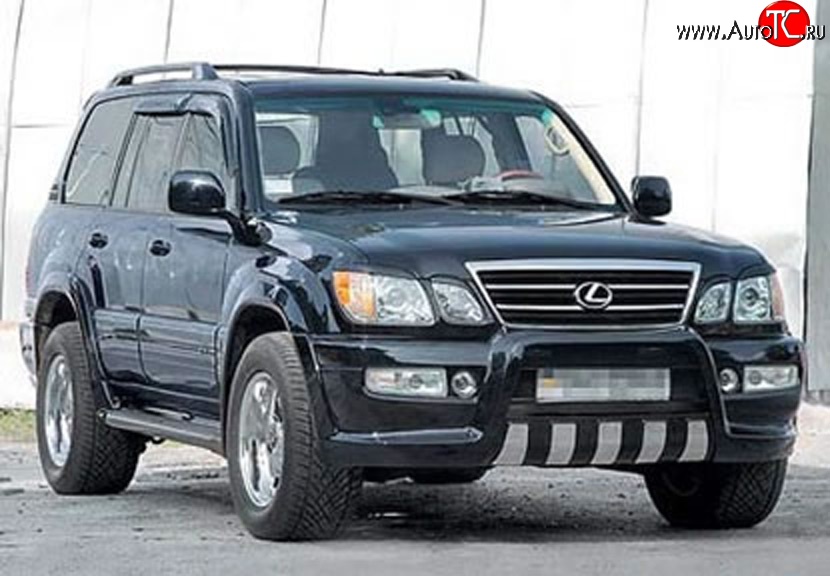 18 449 р. Передний бампер Red Aleti Lexus LX470 J100 дорестайлинг (1998-2002) (Неокрашенный)  с доставкой в г. Владивосток