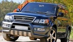 18 449 р. Передний бампер Red Aleti Lexus LX470 J100 дорестайлинг (1998-2002) (Неокрашенный)  с доставкой в г. Владивосток. Увеличить фотографию 2