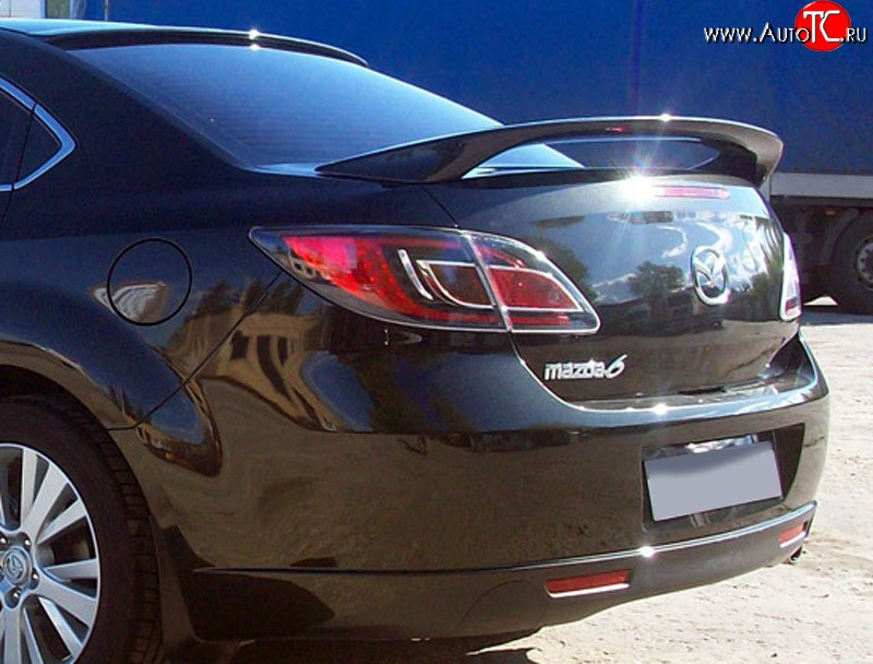 5 899 р. Спойлер EX-Style V2 Mazda 6 GH дорестайлинг седан (2007-2010) (Неокрашенный)  с доставкой в г. Владивосток