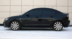 4 599 р. Пороги накладки Global-Tuning Mazda 3/Axela BK дорестайлинг седан (2003-2006) (Неокрашенные)  с доставкой в г. Владивосток. Увеличить фотографию 1