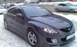 1 149 р. Реснички EX-Style Mazda 6 GH рестайлинг лифтбэк (2010-2012) (Неокрашенные)  с доставкой в г. Владивосток. Увеличить фотографию 3