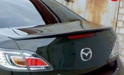 3 899 р. Спойлер EX-Style V1 Mazda 6 GH дорестайлинг седан (2007-2010) (Неокрашенный)  с доставкой в г. Владивосток. Увеличить фотографию 3