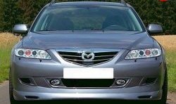 9 499 р. Накладка переднего бампера ATH Mazda 6 GG лифтбэк дорестайлинг (2002-2005)  с доставкой в г. Владивосток. Увеличить фотографию 2