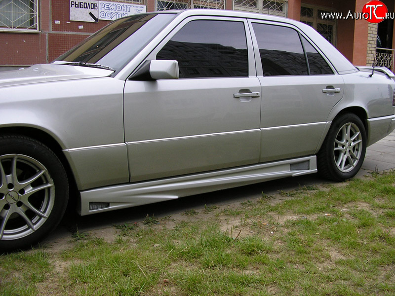 4 699 р. Пороги накладки Elegance Mercedes-Benz E-Class W124 седан дорестайлинг (1984-1993)  с доставкой в г. Владивосток