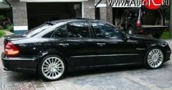 2 699 р. Козырёк AMG на заднее лобовое стекло автомобиля  Mercedes-Benz E-Class  W211 (2002-2009) дорестайлинг седан, рестайлинг седан (Неокрашенный)  с доставкой в г. Владивосток. Увеличить фотографию 3