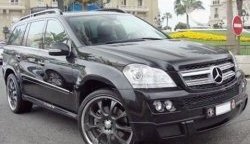 7 349 р. Вставки для модульной оптики ПТФ BRABUS Mercedes-Benz GL class X164 рестайлинг (2009-2012) (Без оптических модулей)  с доставкой в г. Владивосток. Увеличить фотографию 2