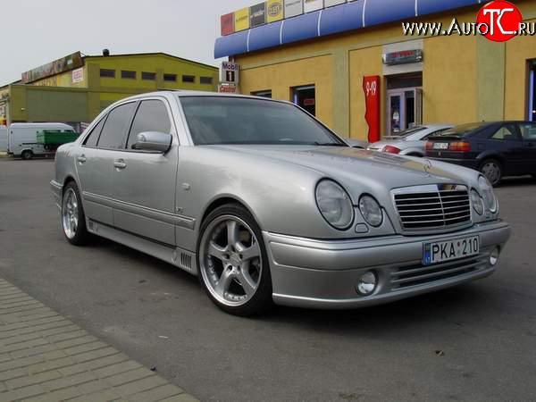 8 149 р. Передний бампер Lorinzer Mercedes-Benz E-Class W210 дорестайлинг универсал (1996-1999) (Дорестайлинг, Неокрашенный)  с доставкой в г. Владивосток