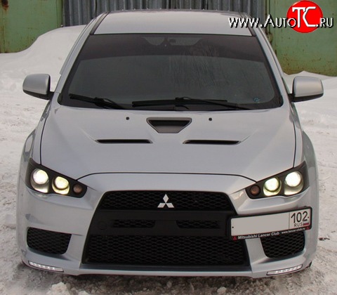 25 199 р. Передняя оптика Evo Mitsubishi Lancer 10 CY седан дорестайлинг (2007-2010)  с доставкой в г. Владивосток