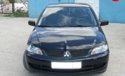 869 р. Комплект широких ресничек Evo V2 Mitsubishi Lancer 9 CS седан 1-ый рестайлинг (2003-2005) (Неокрашенные)  с доставкой в г. Владивосток. Увеличить фотографию 1