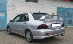 8 299 р. Спойлер в стиле Evo var №2 (средний) Mitsubishi Lancer 9 2-ой рестайлинг седан (2005-2009) (Неокрашенный)  с доставкой в г. Владивосток. Увеличить фотографию 3