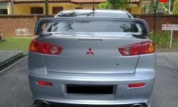 4 999 р. Накладка Zodiak V2 на задний бампер  Mitsubishi Lancer  10 (2007-2017) седан дорестайлинг, седан рестайлинг (Неокрашенная)  с доставкой в г. Владивосток. Увеличить фотографию 3