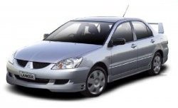 5 999 р. Пороги накладки EGR Mitsubishi Lancer 9 1-ый рестайлинг универсал (2003-2005) (Неокрашенные)  с доставкой в г. Владивосток. Увеличить фотографию 3