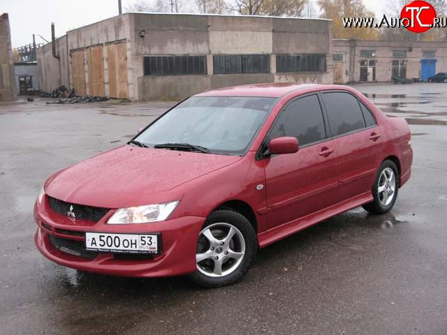 3 399 р. Пороги накладки Mitsubishi Lancer 9 1-ый рестайлинг универсал (2003-2005)  с доставкой в г. Владивосток